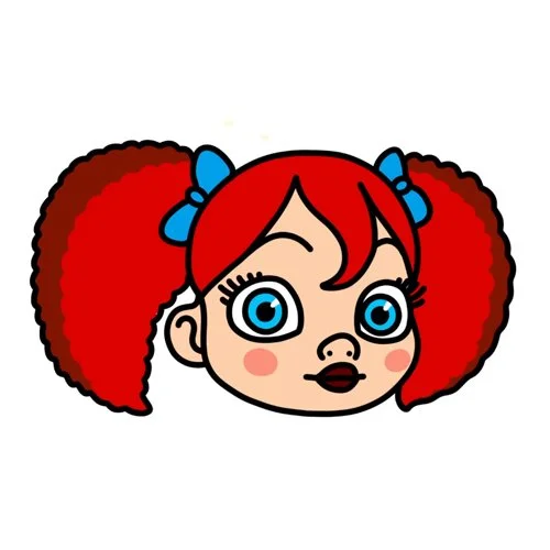 Цветной вариант раскраски кукла стелла грейбер