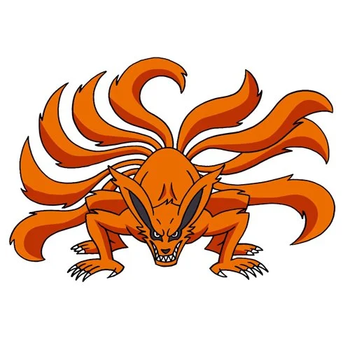 Цветной пример раскраски курама