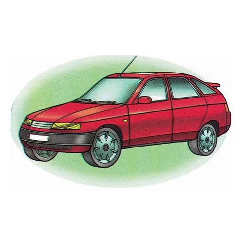 Цветной вариант раскраски лада 2112 ваз