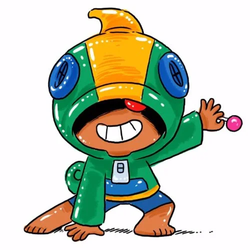 Цветной вариант раскраски леон легендарный боец