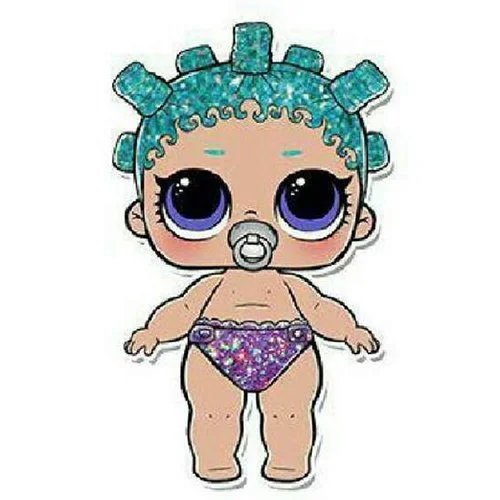 Цветной вариант раскраски лил космическая королева малышка сестричка