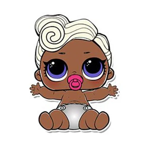 Цветной вариант раскраски лил малышка фанки сестричка