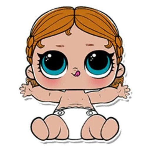 Цветной вариант раскраски лил вакай бабай малышка сестричка