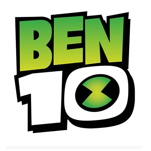 Цветной пример раскраски лого бен 10
