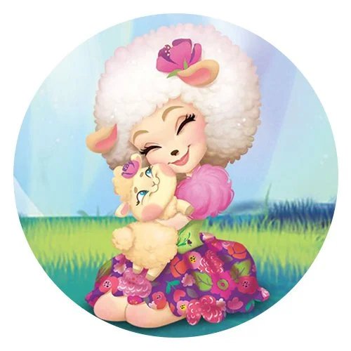 Цветной вариант раскраски лорна барашка и флэг