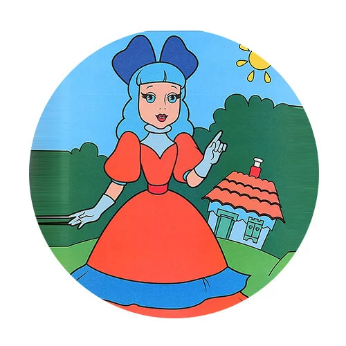 Цветной вариант раскраски мальвина в школе