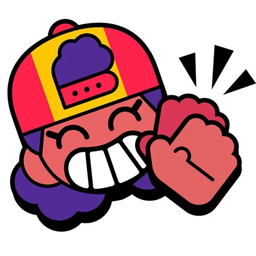 Цветной вариант раскраски мэг пин эмодзи круто