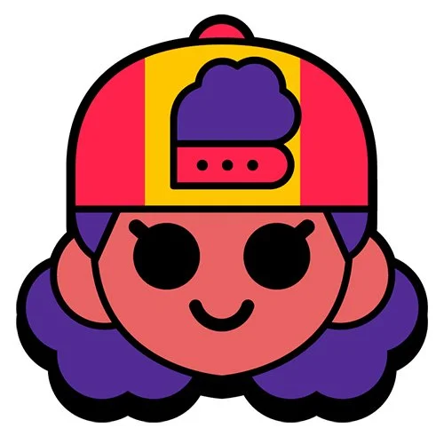 Цветной вариант раскраски мэг пин эмодзи улыбается