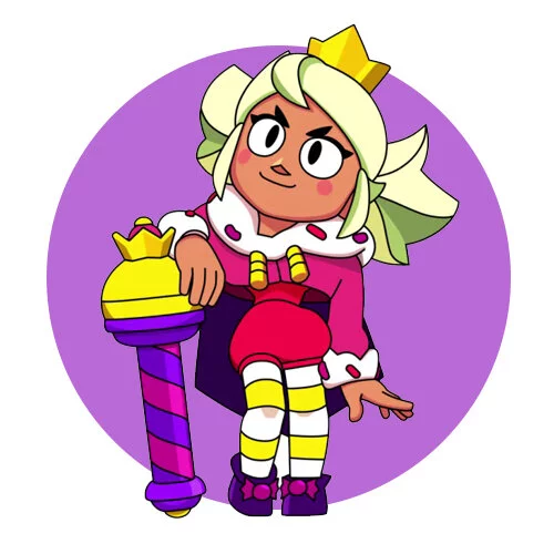 Цветной вариант раскраски мэнди браво старс