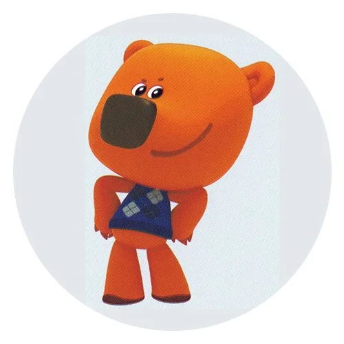 Цветной вариант раскраски ми-ми-мишки кеша иннокентий