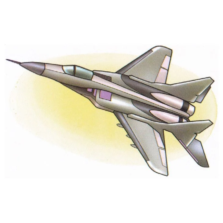 Цветной пример раскраски миг-29 — советский и российский многоцелевой истребитель четвёртого поколения