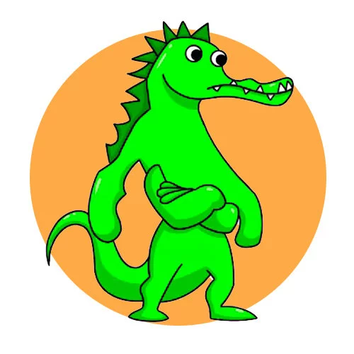 Цветной вариант раскраски мистер дэнтист банбан