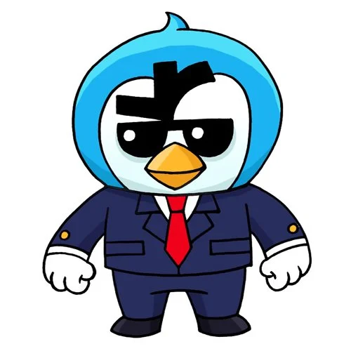 Цветной вариант раскраски мистер пи агент