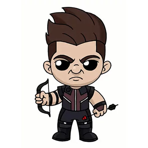 Цветной пример раскраски мстители соколиный глаз рисунок