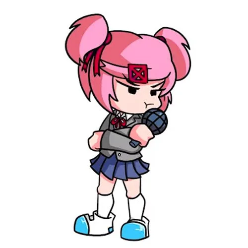 Цветной пример раскраски natsuki