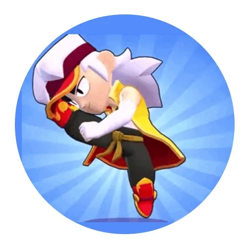 Цветной вариант раскраски неистовый фэнг (фенг)