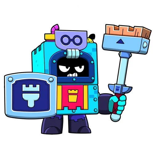 Цветной вариант раскраски новый боец эш (ash)