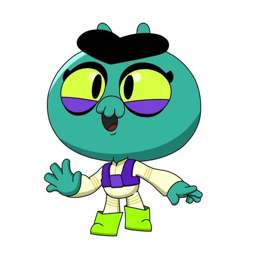 Цветной вариант раскраски обычная ева без корабля