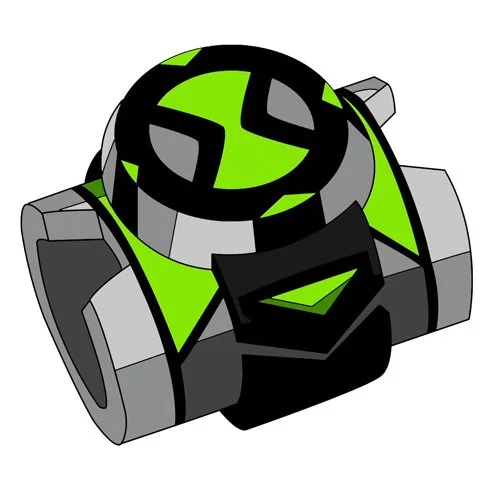 Цветной вариант раскраски омнитрикс бен 10