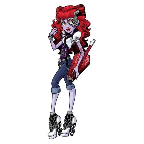 Цветной вариант раскраски оперетта монстр хай