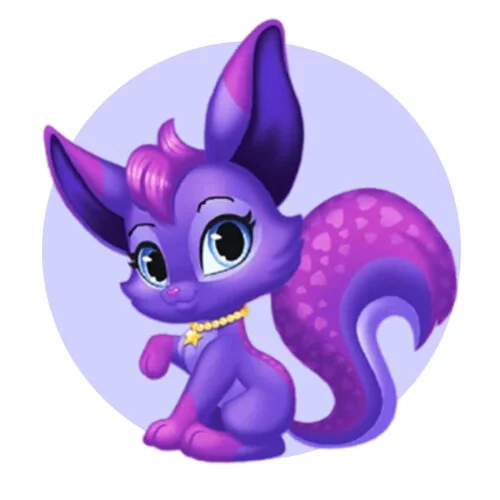 Цветной пример раскраски париса лиса