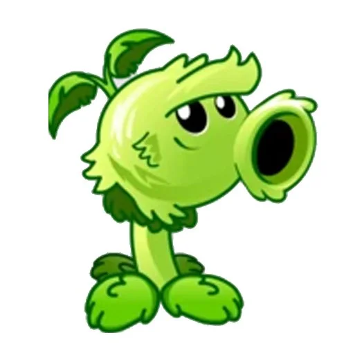 Цветной вариант раскраски первобытный горох, часть 2