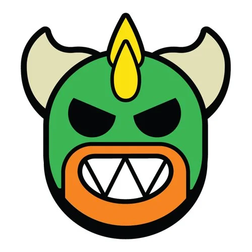 Цветной вариант раскраски пин эль дракон вердозо