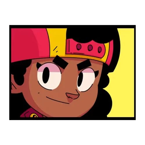 Цветной вариант раскраски пин мэг