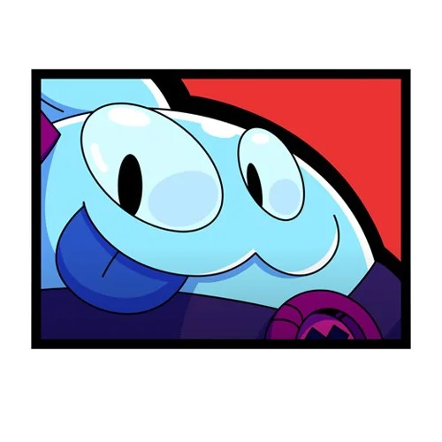 Цветной вариант раскраски пин скуик