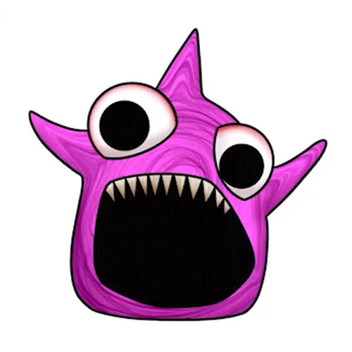 Цветной вариант раскраски pinky stewie сад банбан