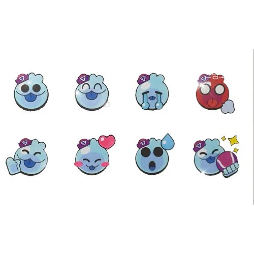 Цветной вариант раскраски пины скуик