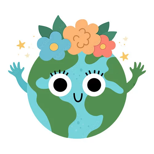 Цветной вариант раскраски по цифрам обведи землю