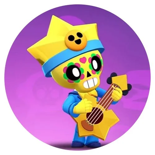 Цветной вариант раскраски поко старр