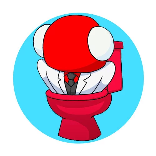 Цветной вариант раскраски радужные друзья скибиди туалет