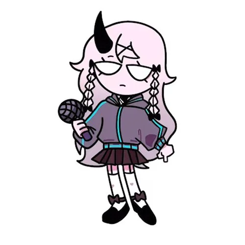 Цветной вариант раскраски рассази friday night funkin