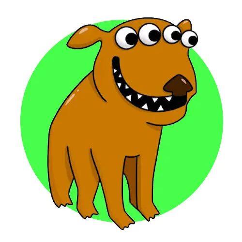 Цветной вариант раскраски remy банбан