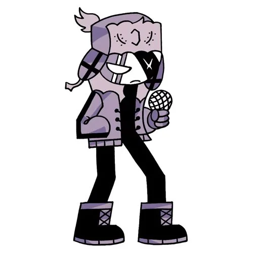 Цветной вариант раскраски рув friday night funkin