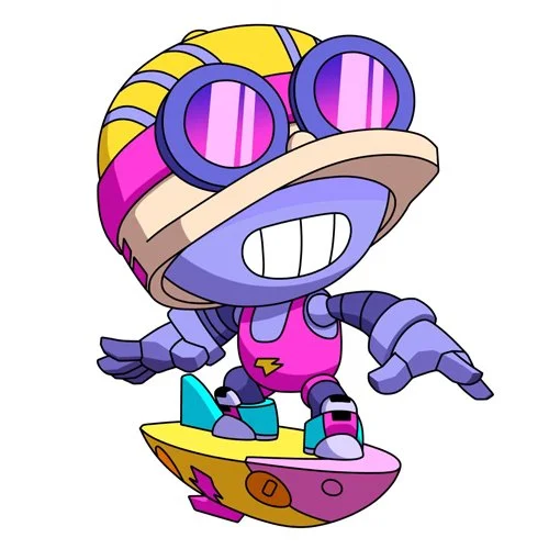 Цветной вариант раскраски серфер карл новинка