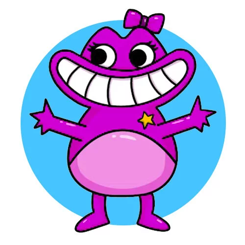 Цветной пример раскраски sheria toadra банбан