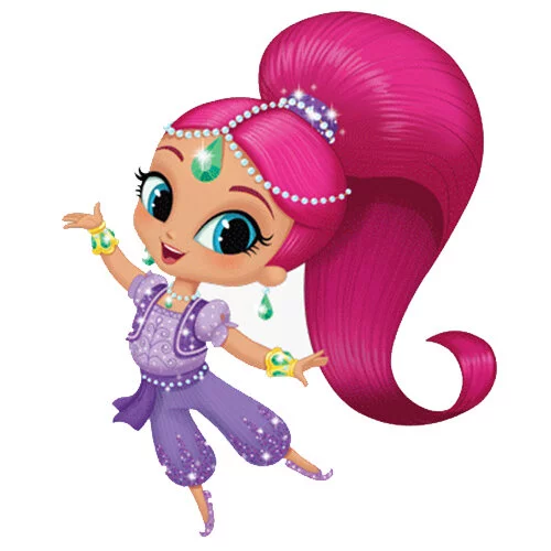 Цветной пример раскраски шиммер в танце