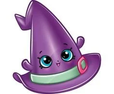 Цветной пример раскраски шопкинс шляпа ведьмы