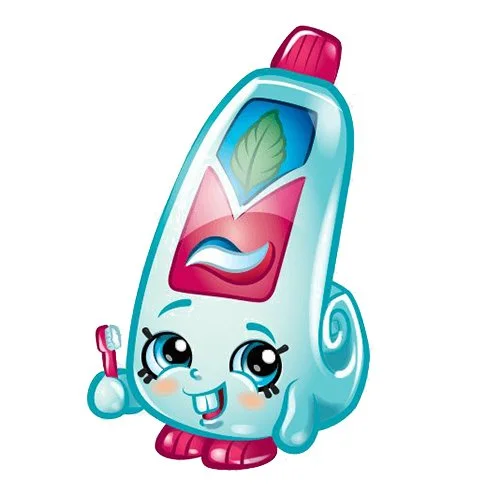 Цветной вариант раскраски шопкинс зубная паста