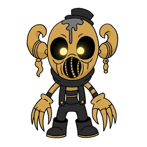 Цветной пример раскраски слайсер бенди