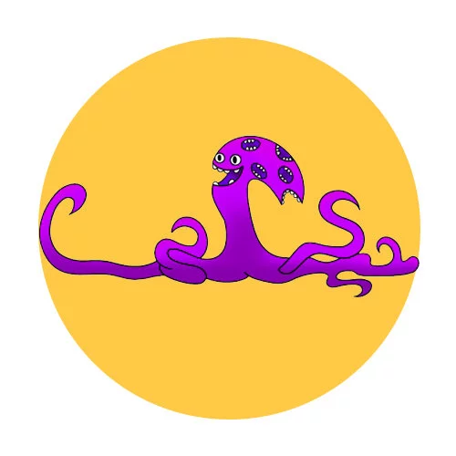 Цветной пример раскраски смарти марти банбан