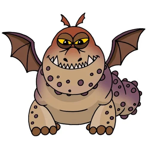 Цветной пример раскраски смешная сарделька