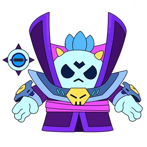 Цветной вариант раскраски спайк темный лорд