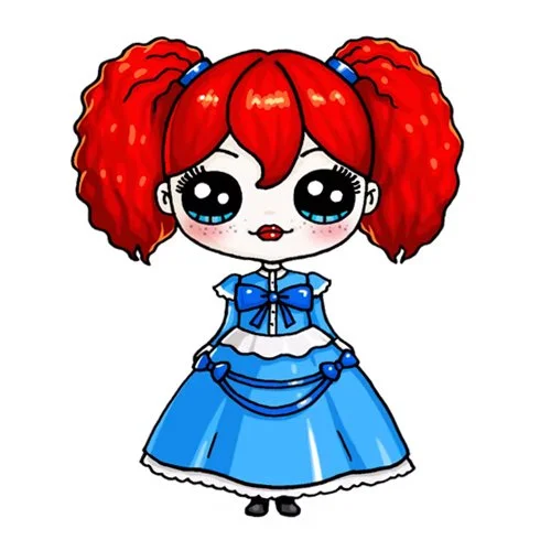 Цветной вариант раскраски стелла грейбер из поппи плейтайм