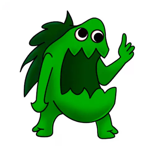 Цветной пример раскраски стинки джоел гарден банбан