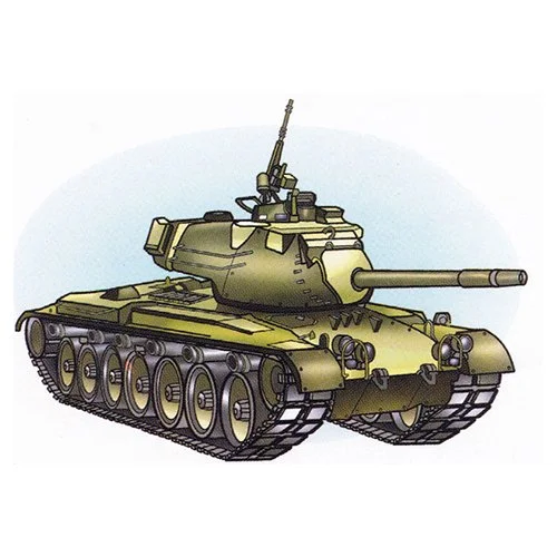 Цветной вариант раскраски танк м60
