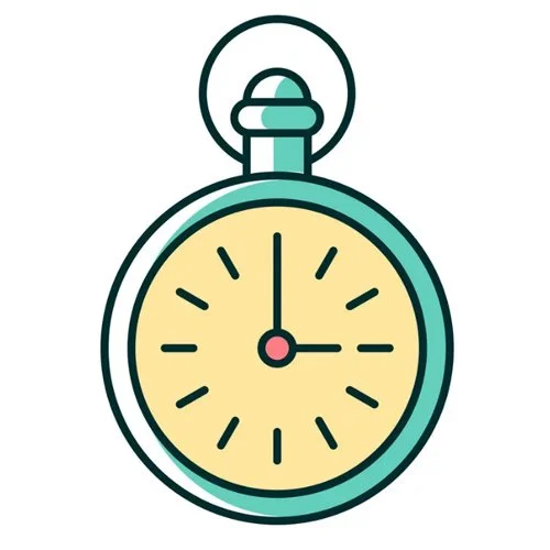 Цветной вариант раскраски таймер